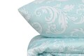Lenjerie de pat pentru o persoana Single XL (DE), L'essentiel Maison, Verano, Menta/Alb