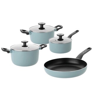 Albastru, Set vase de gatit 7 piese