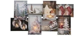 73x39 cm, Multicolor, Christmas