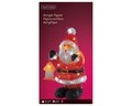 Decoratiune luminoasa pentru exterior Santa, Lumineo, 40 LED-uri, multicolor