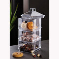 Set recipiente depozitare, Hermia, 964FRM5104, Capac: 10 x 10 x 7,5 cm (1 bucată), Transparent