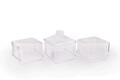 Set recipiente depozitare, Hermia, 964FRM5105, Capac: 10 x 10 x 7,5 cm (2 bucăți), Transparent