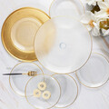 Set farfurii pentru desert, Karaca, 216KRC1190, Sticla, Auriu