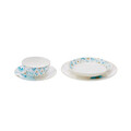 Serviciu de masa, Hermia, 216KRC1159, Nu este potrivit pentru cuptorul cu microunde / Nu este potrivit pentru mașina de spălat vase, Alb / Auriu / Albastru