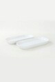 Set platouri servire, Hermia, 275KRM1417, Antibacterian, Alb