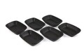Set platouri servire, Keramika, 275KRM1472, Ceramica, Negru mat