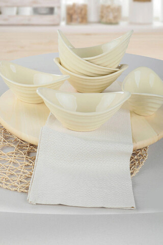 Set boluri, Keramika, 275KRM1215, Ceramica, Galben deschis