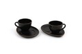 Set cesti de cafea, Keramika, 275KRM1494, Ceramica, Negru