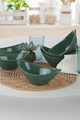 Set boluri ceramice, Hermia, 275KRM1227, 205 ml, Verde