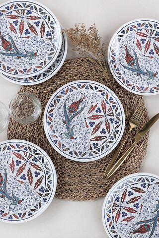 Set farfurii pentru desert, Keramika, 275KRM1371, Ceramica, Alb