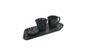 Set cesti de cafea, Hermia, 275KRM1435, Antibacterian, Albastru navy