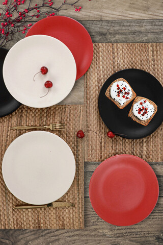 Set platouri servire, Keramika, 275KRM1401, Ceramica, Multicolor