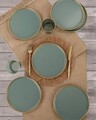 Set farfurii pentru desert, Keramika, 275KRM1704, Ceramica, Verde