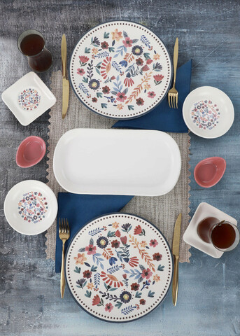 Set de mic dejun, Keramika, 275KRM1658, Ceramica, Multicolor