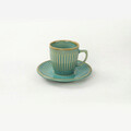 Set cesti de cafea, Keramika, 275KRM1651, Ceramica, Verde