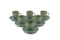 Set cesti de cafea, Keramika, 275KRM1651, Ceramica, Verde