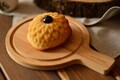 Tablă de prezentare a alimentelor din bambus, Hermia, 126MBM1116, Maro
