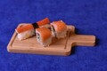 Tablă de prezentare a alimentelor din bambus, Hermia, 126MBM1117, Maro