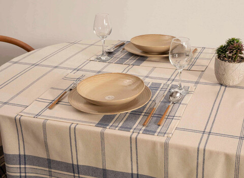 Set suporturi pentru farfurie, Mia, 280TMA1397, 80% bumbac/20% poliester, Multicolor