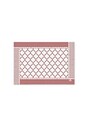 Set suporturi pentru farfurie, Mia, 742TMA7807, Poliester, Rosu/Alb