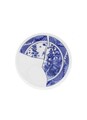 Set platouri servire, Mia, 280TMA1461, Portelan, Alb/Albastru
