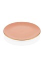 Set platouri servire, Mia, 742TMA3317, Ceramica, Roz somon
