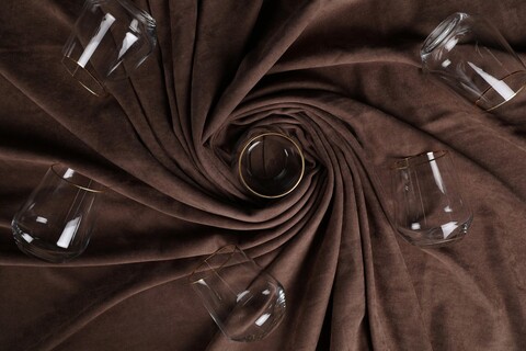 Set pahare, Mia, 742TMA4781, Sticla, Auriu