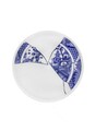 Set platouri servire, Mia, 280TMA1458, Portelan, Alb/Albastru