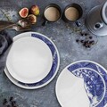 Set platouri servire, Mia, 280TMA1459, Portelan, Alb/Albastru