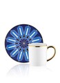 Set cesti de cafea, Mia, 742TMA7557, Sticla, Multicolor