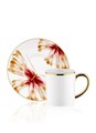 Set cesti de cafea, Mia, 742TMA7563, Sticla, Multicolor