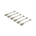 Set lingurite pentru ceai / cafea, Hermia, 283PLN1608, Argintiu