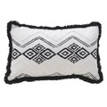 Perna decorativa InArt, 30x50cm, alb/negru