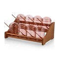 Set recipiente pentru condimente cu suport, Hermia, 619PLS1101, Dishwasher - safe / Microwave - not safe / BPA Free, Maro