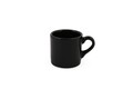 Set cesti de cafea, Rowe, 196RWE2524, Plastic, + 2 tavi servire 21 x 21 cm, Auriu