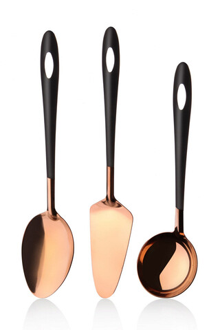 Set ustensile pentru gatit, Rowe, 196RWE5204, Inox, 26 cm, Multicolor