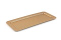 Set cesti de cafea, Rowe, 196RWE2519, Plastic, + 2 tavi servire 17 x 39 cm, Auriu