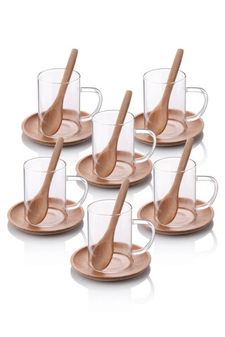 Set pentru ceai, Hermia, 196RWE6110, Mașină de spălat vase - nesigură / Cuptor cu microunde - nesigură, Alb