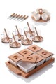 Set de mic dejun, Hermia, 196RWE2102, Tavă din lemn: 31,5 x 22 cm (2 bucăți), Multicolor