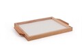 Set de mic dejun, Hermia, 196RWE2102, Tavă din lemn: 31,5 x 22 cm (2 bucăți), Multicolor