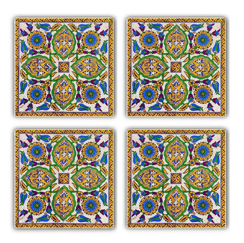 Set suporturi de pahare, Hermia, 366TYR1105, Multicolor