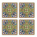 Set suporturi de pahare, Hermia, 366TYR1105, Multicolor