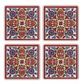 Set suporturi de pahare, Hermia, 366TYR1106, Multicolor
