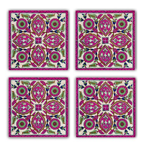 Set suporturi de pahare, Hermia, 366TYR1190, Multicolor