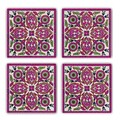 Set suporturi de pahare, Hermia, 366TYR1190, Multicolor