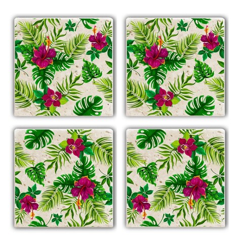 Set suporturi de pahare, Hermia, 366TYR1117, Multicolor