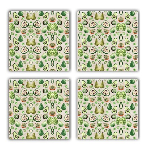 Set suporturi de pahare, Hermia, 366TYR1129, Multicolor