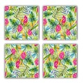 Set suporturi de pahare, Hermia, 366TYR1119, Multicolor
