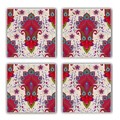Set suporturi de pahare, Hermia, 366TYR1157, Multicolor