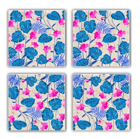 Set suporturi de pahare, Hermia, 366TYR1122, Multicolor